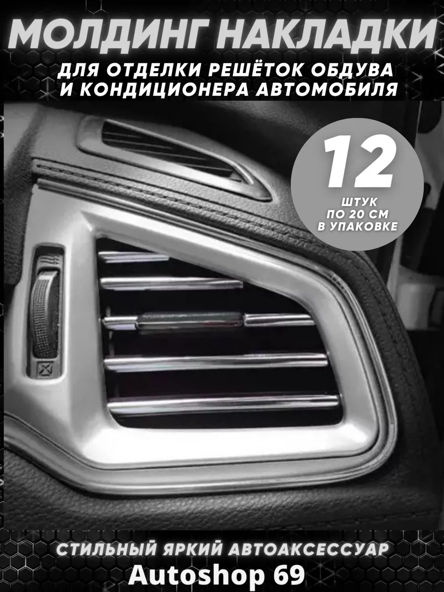 Декоративные накладки воздуховода салона