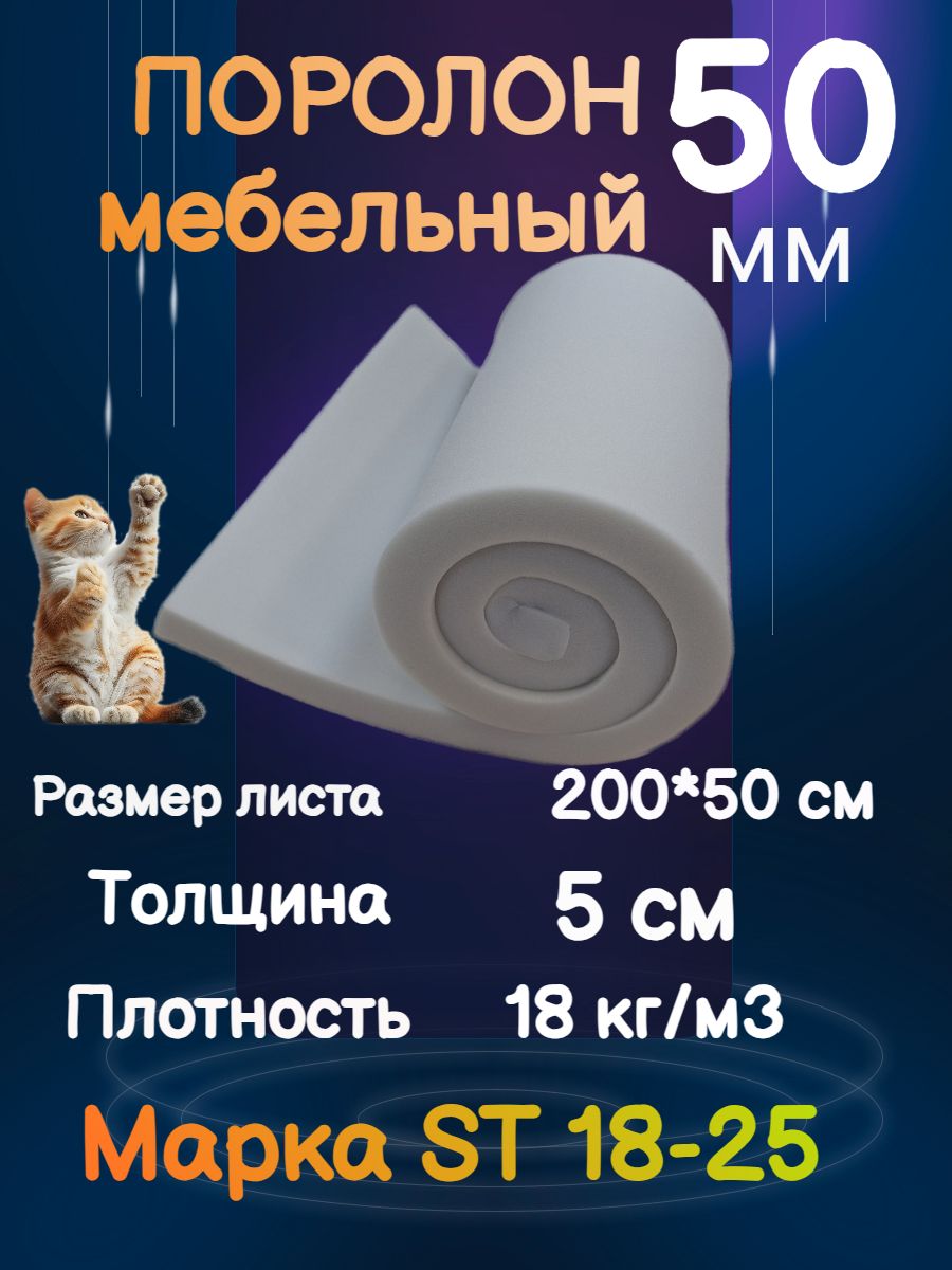 Мебельный поролон толщина