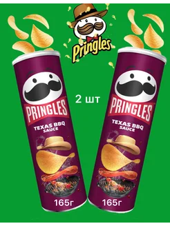 Чипсы принглс картофельные 2 шт техас барбекю Pringles 217121401 купить за 436 ₽ в интернет-магазине Wildberries