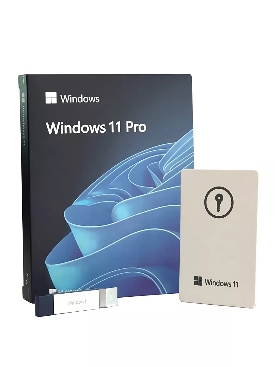Windows 11 Pro, USB Box с ключом активации для 1 ПК