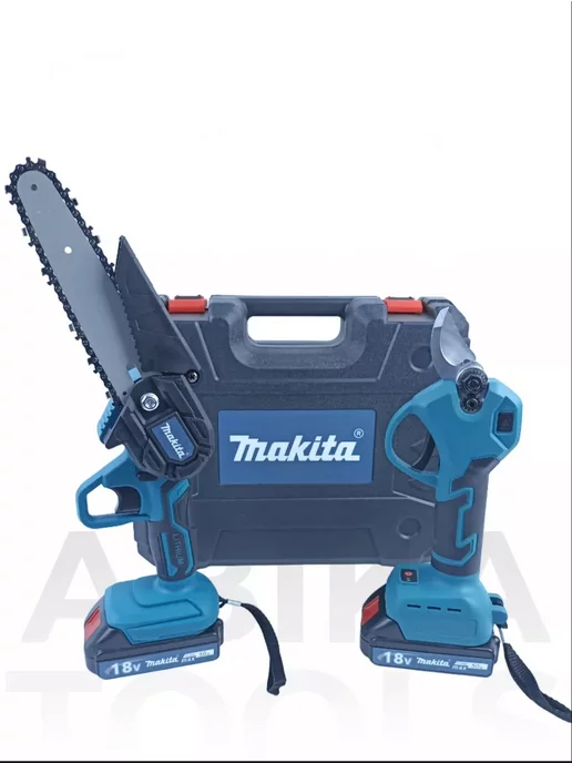 Makita Секатор аккумуляторный и цепная пила 2в1