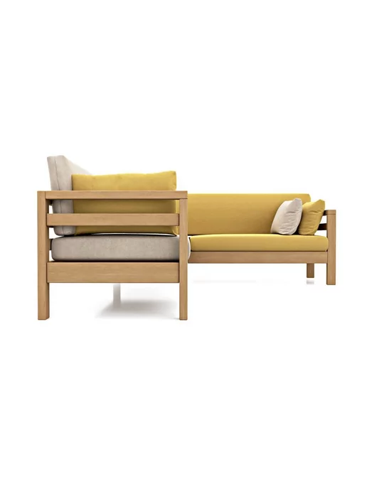Soft Element Садовый диван кушетка Бонни-С Yellow дачный, желтый, фото 5