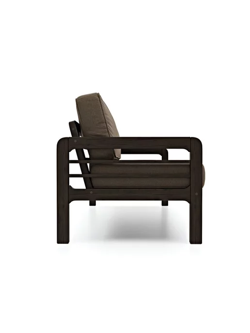 Soft Element Садовый диван кушетка Бергер-С Brown+venge, дачная мебель, коричневый, фото 4