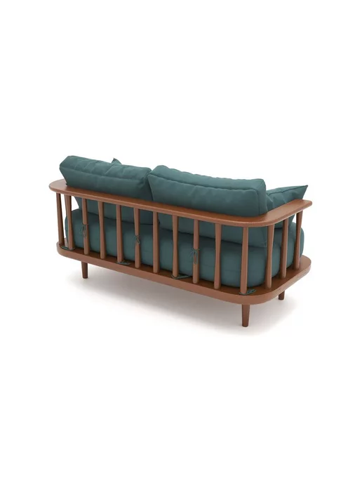 Soft Element Садовый диван кушетка Ламе-С Mint, дачная мебель, зеленый, фото 4