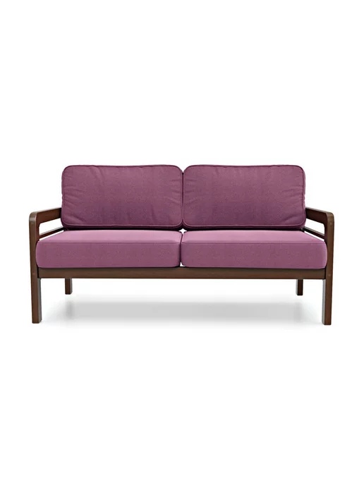 Soft Element Садовый диван кушетка Бергер-С Purple+nut, мебель на дачу, фиолетовый, фото 2