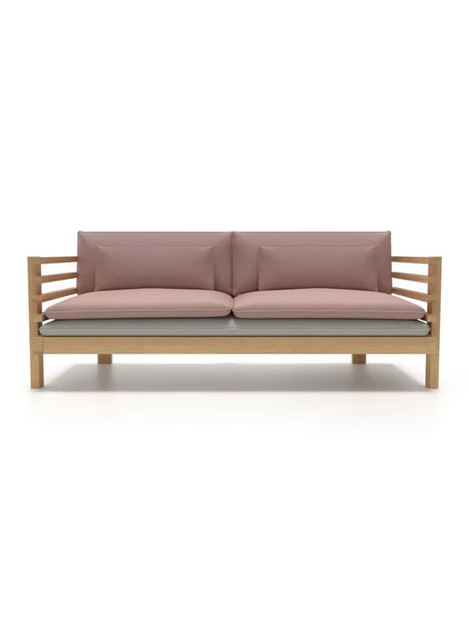Soft Element Садовый диван кушетка Атлантик-С Rose Ash, дачная мебель, серый, фото 2