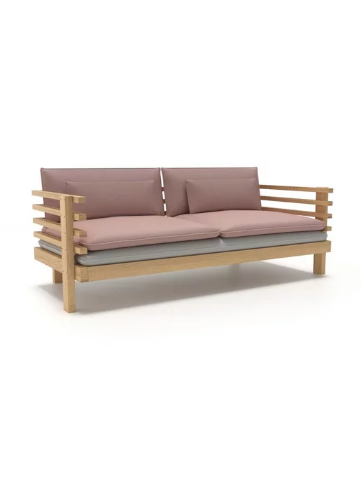 Soft Element Садовый диван кушетка Атлантик-С Rose Ash, дачная мебель, серый, фото 3