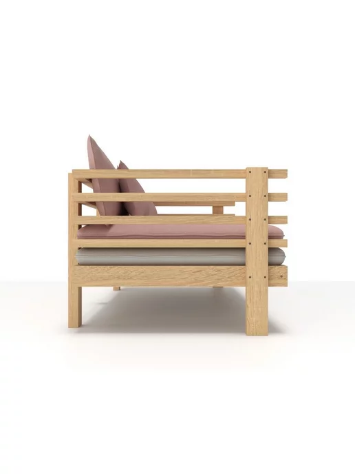 Soft Element Садовый диван кушетка Атлантик-С Rose Ash, дачная мебель, серый, фото 5