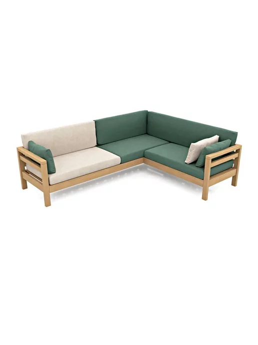Soft Element Диван кушетка на дачу Бонни-С Green, садовый, зеленый, фото 3