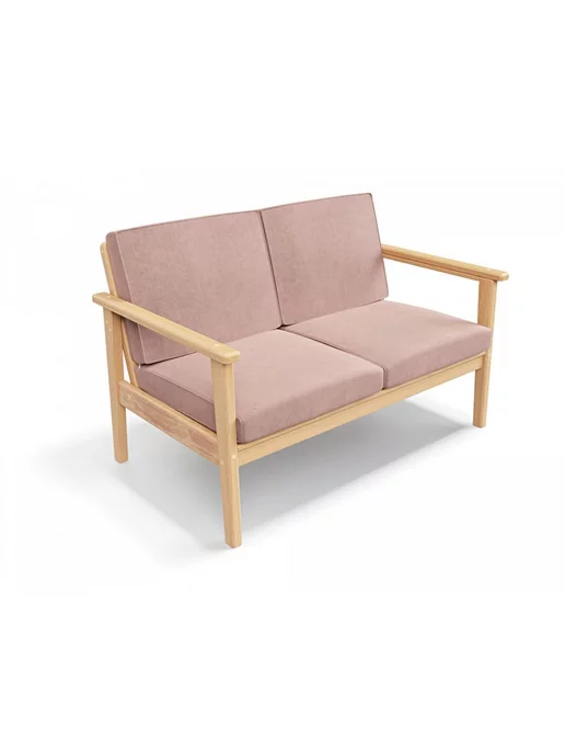 Soft Element Диван кушетка на дачу Лориан-С Coral, садовая мебель, розовый, фото 3
