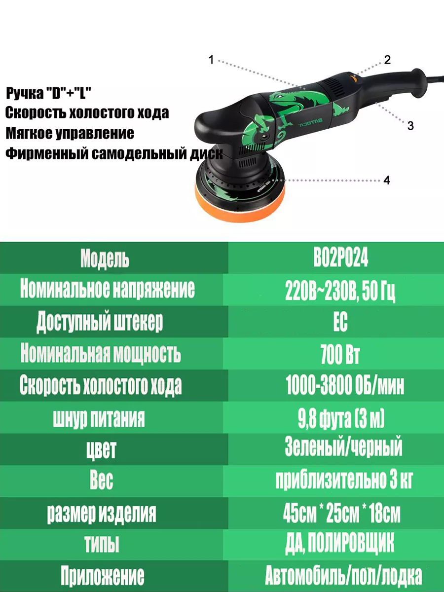 Шлифовальная полировальная машинка，5 дюймов BATOCA 217279236 купить в  интернет-магазине Wildberries