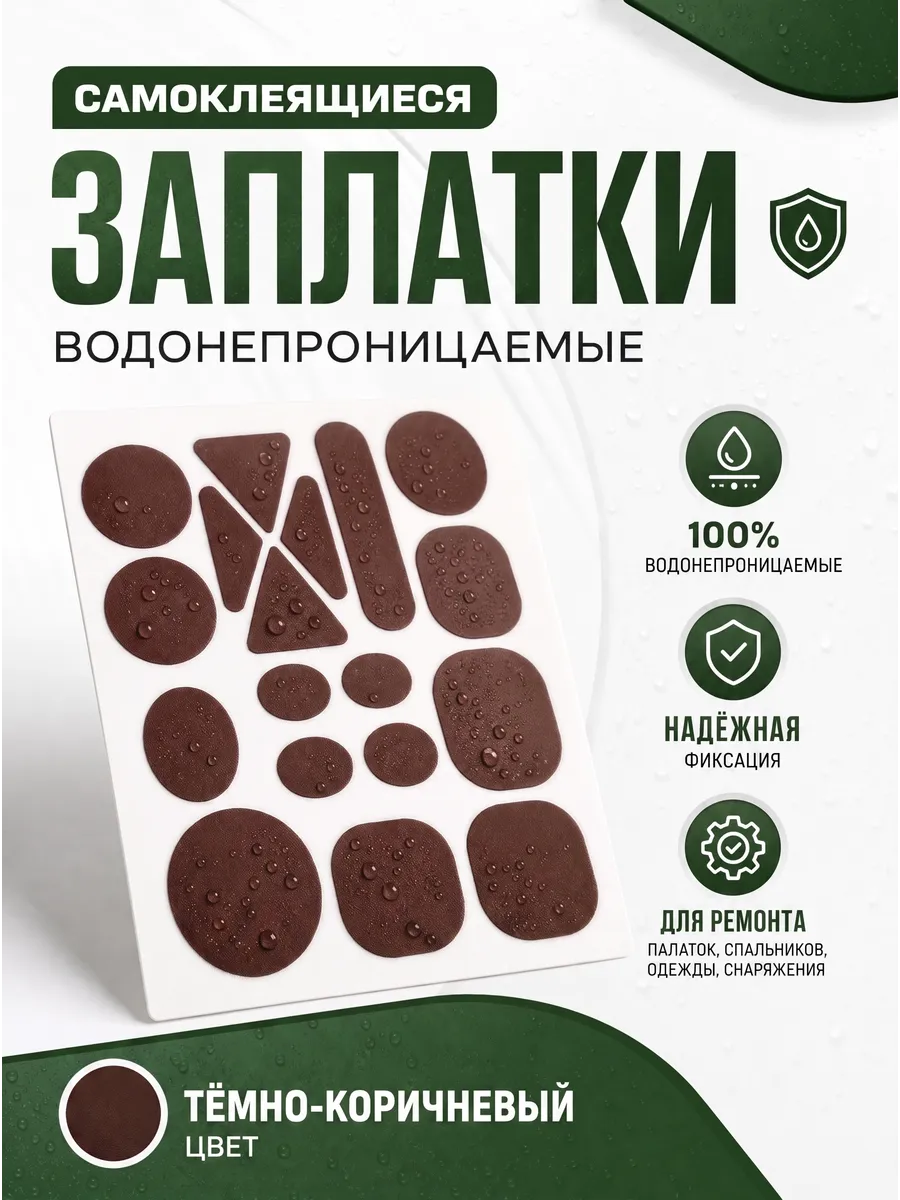 Заплатки плащевка для курток водонепроницаемая