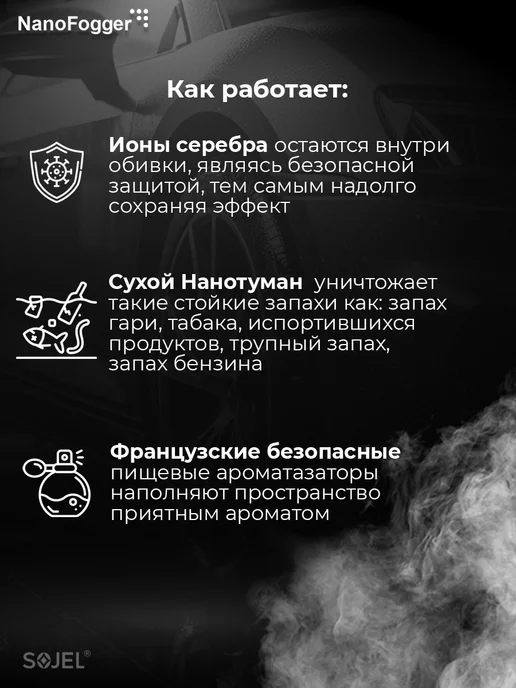 nanofogger Жидкость для сухого тумана Антитабак, вариант, фото 2