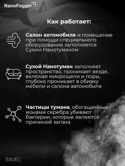 nanofogger Жидкость для сухого тумана Антитабак, вариант, фото 3