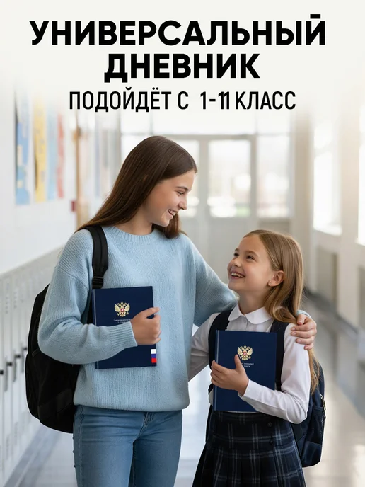 Prof-Press Дневник школьный для мальчика 1-4 и 5-11 класс, синий, фото 2