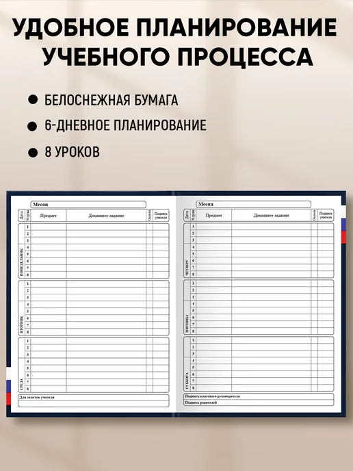 Prof-Press Дневник школьный для мальчика 1-4 и 5-11 класс, синий, фото 3