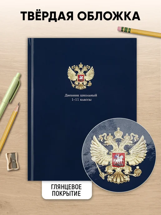 Prof-Press Дневник школьный для мальчика 1-4 и 5-11 класс, синий, фото 4