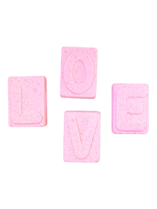 Laboratory KATRIN Набор шипучей соли для ванн, Love, розовый, фото 2