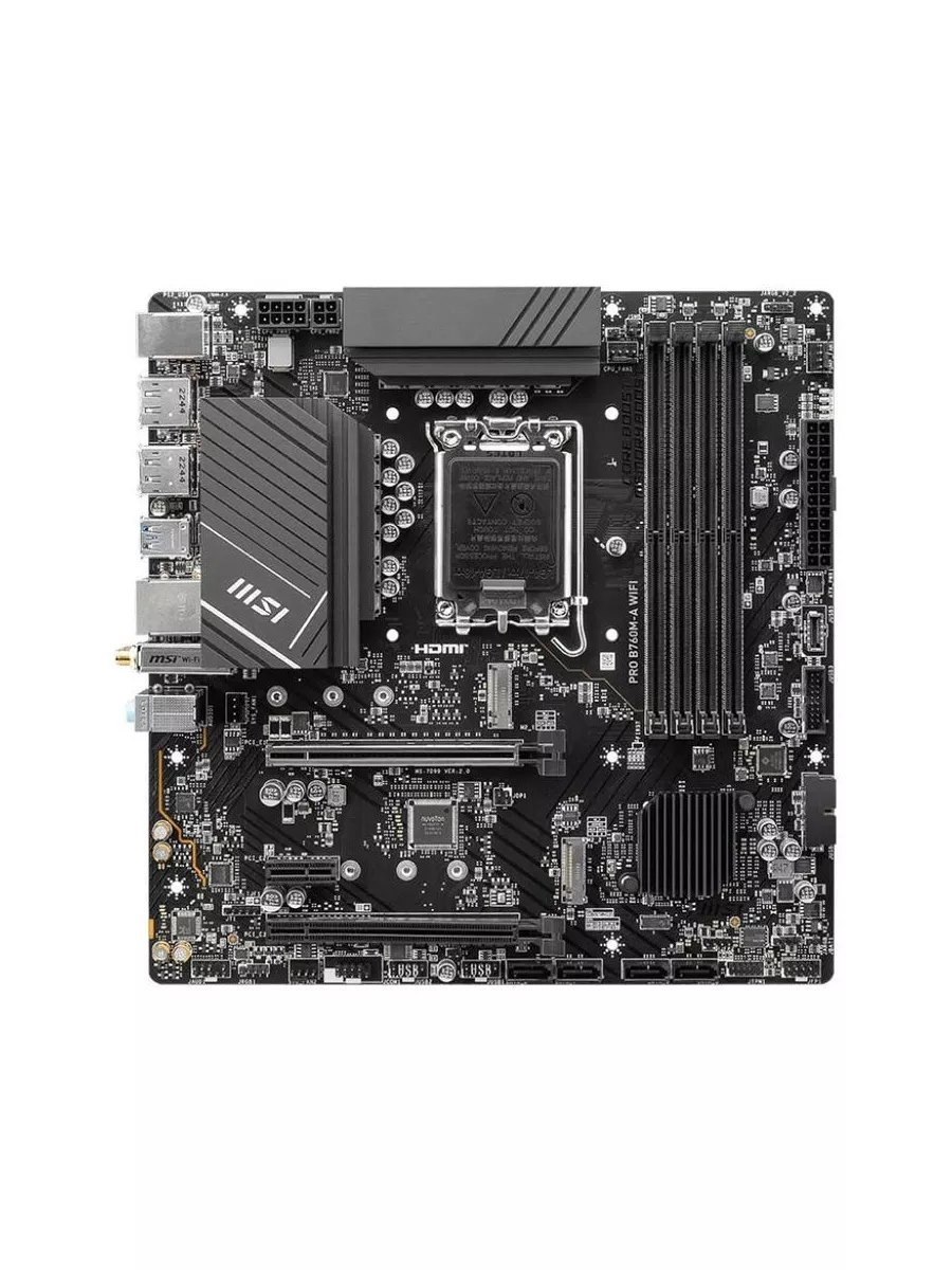 Материнская плата PRO B760M-A WIFI Soc-1700 Intel B760 MSI 217392564 купить за 29 200 ₽ в интернет‑магазине Wildberries