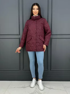 Куртка осенняя стеганая короткая Karmel Style 217420260 купить за 6 006 ₽ в интернет-магазине Wildberries