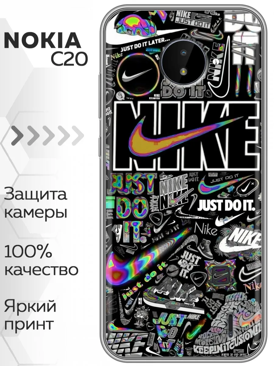 Чехол на Nokia C20 Nike Найк
