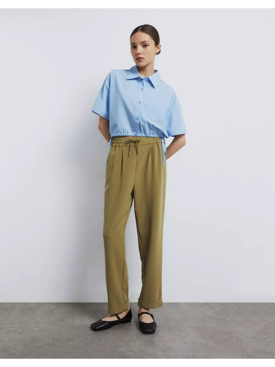 Хаки брюки Easy fit