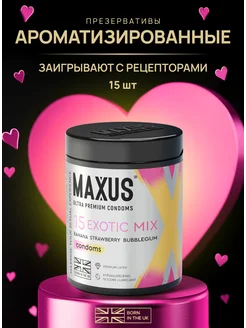 Презервативы цветные со вкусом Exotic Mix, 15 шт Maxus 217452804 купить за 907 ₽ в интернет-магазине Wildberries