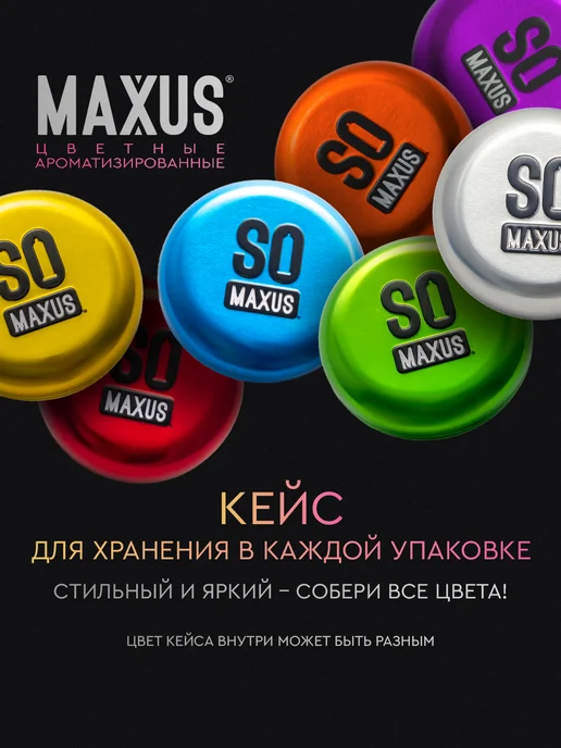 Maxus Презервативы цветные со вкусом Exotic Mix, 15 шт, 15 шт, фото 4