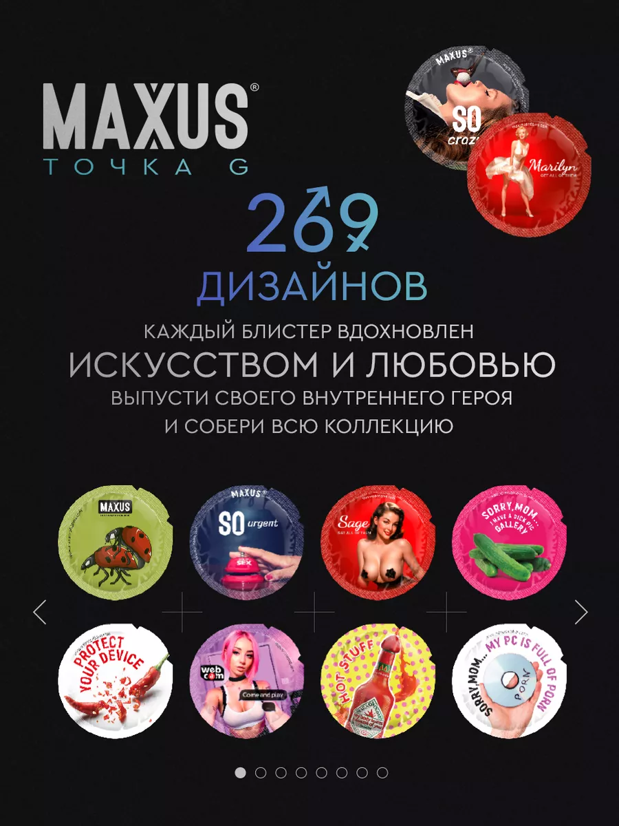 Презервативы необычной формы Точка G, 15 шт Maxus 217452809 купить за 949 ₽  в интернет-магазине Wildberries