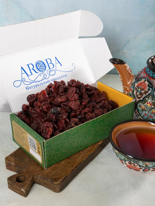 AROBA Клюква вяленая сушеная, ягода 500 гр, 500 г, фото 5