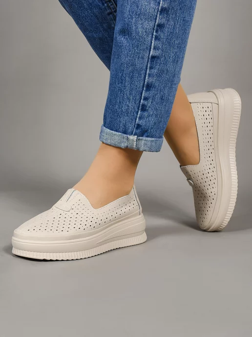Lobas Shoes Original Лоферы-мокасины, бежевый, фото 2