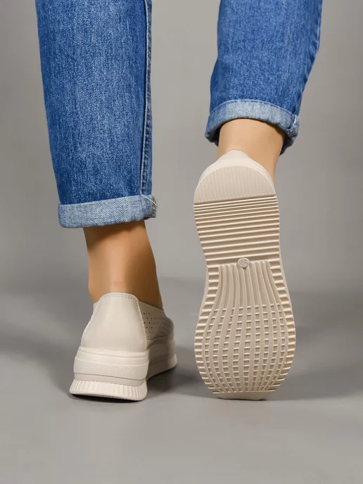 Lobas Shoes Original Лоферы-мокасины, бежевый, фото 3