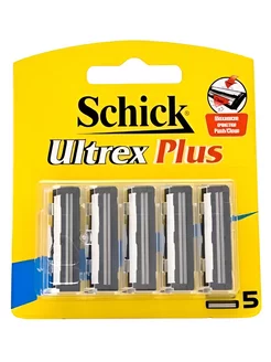 Кассеты для бритья Schick ultrex plus (5) Schick 217499092 купить за 465 ₽ в интернет-магазине Wildberries