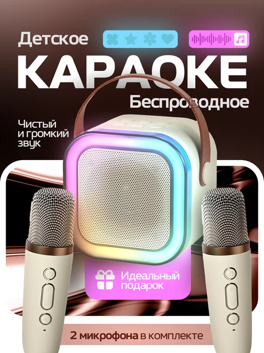 CKelectronics Музыкальная беспроводная колонка с микрофонами