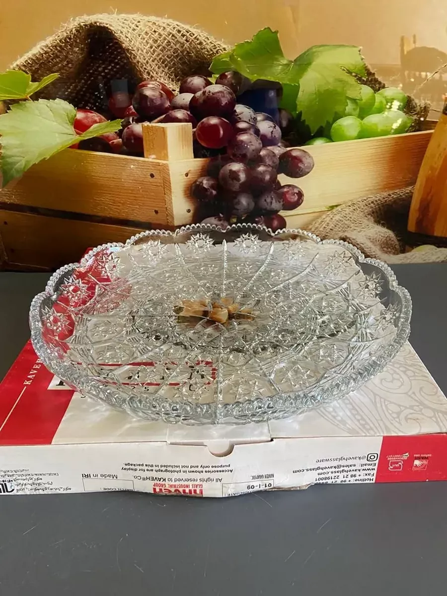 Блюдо круглое (фьюжин)