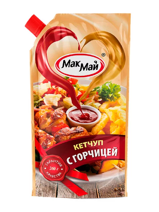МакМай Соус Кетчуп с горчицей, 3шт по 260гр, 260 г