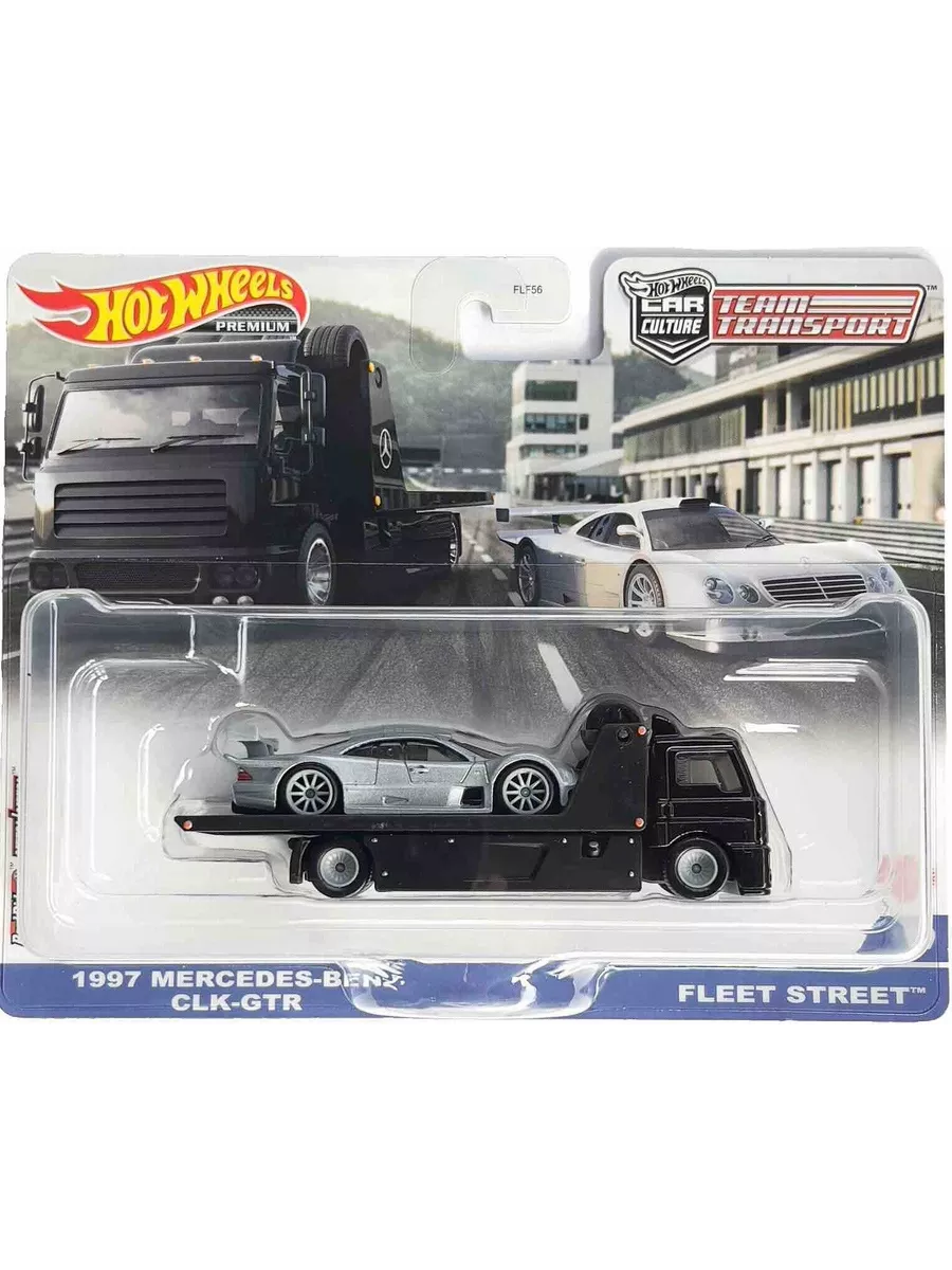 Team Transport MERCEDES BENZ CLK GTR FLEET STREET Hot Wheels 217603268 Wildberries