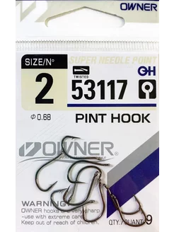 Крючки для рыбалки OWNER PINT HOOK № 2 на леща. Япония КРЮЧОК рыболовный 217618808 купить за 153 ₽ в интернет-магазине Wildberries