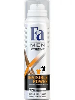 Дезодорант Men Xtreme Invisible Power 150 мл - 1 шт Фа 217621448 купить за 344 ₽ в интернет-магазине Wildberries