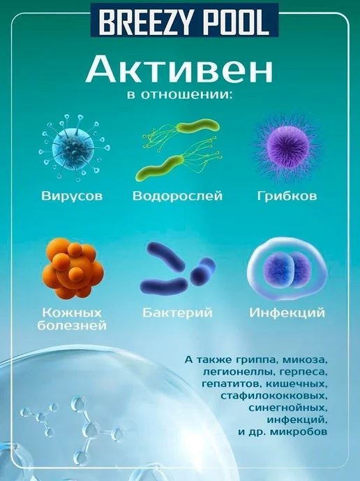 BREEZY POOL Химия для бассейна 5в1, вариант, фото 6