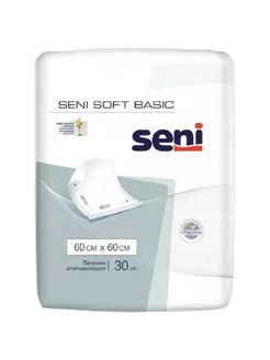 Пеленки гигиенические Soft Basic 60х60 см, 30 шт SENI 217674430 купить за 905 ₽ в интернет-магазине Wildberries