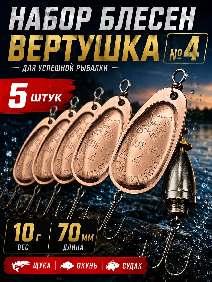 Блесна на щуку вертушка рыболовная