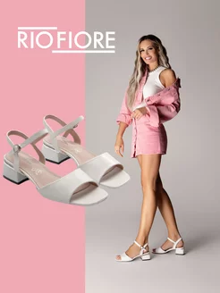 Босоножки на низком каблуке Rio Fiore 217798657 купить за 1 981 ₽ в интернет-магазине Wildberries