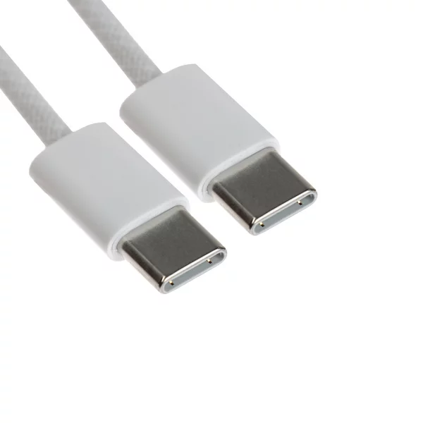Кабель Type-C — Type-C, 3 А, 1 м, оплётка ткань