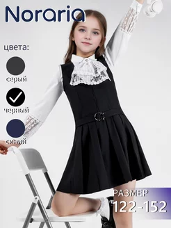 Сарафан школьный нарядный Noraria 217809932 купить за 848 ₽ в интернет-магазине Wildberries