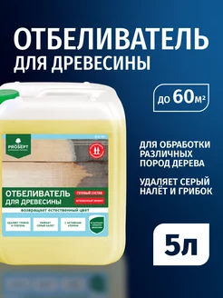 Отбеливатель для древесины 5 л PROSEPT 217843696 купить за 940 ₽ в интернет-магазине Wildberries