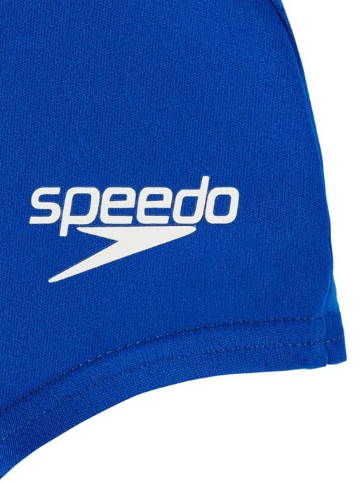 Speedo шапочка для плавания детская тканевая в бассейне, синий, фото 2