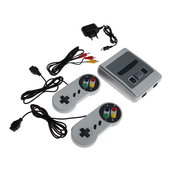 Игровая приставка 620 игр, AV кабель, 2 проводных джойстика