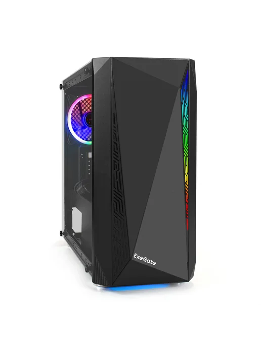 EXEGATE Корпус Minitower Mistery R2, черный, фото 6