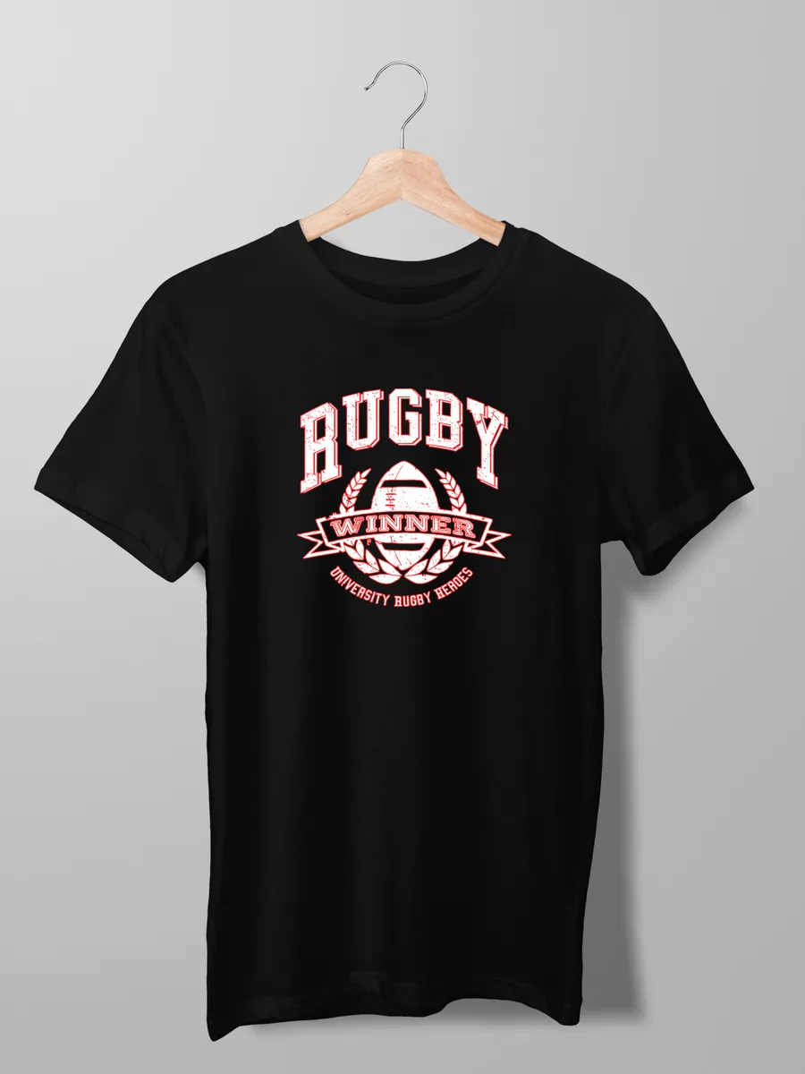 Футболка с надписью rugby регби